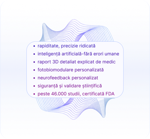 card ce enumereaza beneficiile serviciului