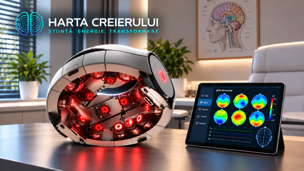 Cât costă brainmapping în București – casca iSyncMe și evaluare qEEG la Harta Creierului