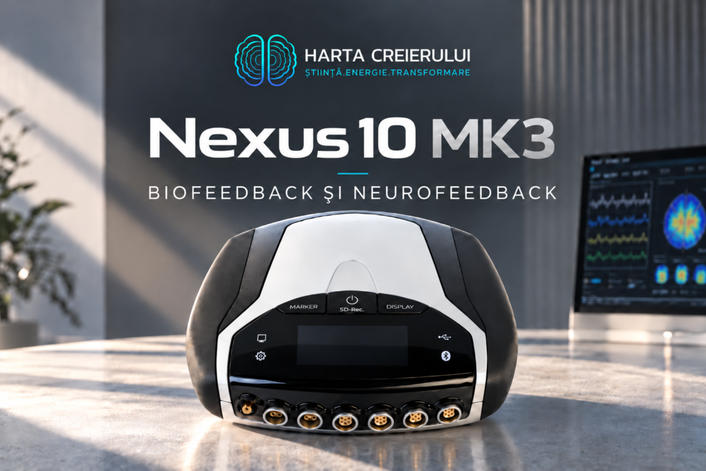 Nexus 10 MK3 pentru biofeedback și neurofeedback la Harta Creierului, București